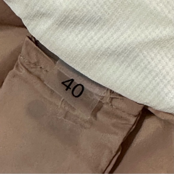 EUC OOFwear Coat Women 40 (Small) Cream Puffer Zip Front Insulated Oversized - Picture 12 of 16